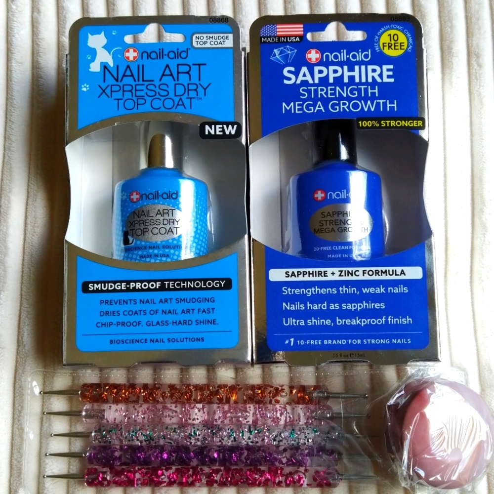 Nail Care Nail Art Lot + Bonus Tools NEW